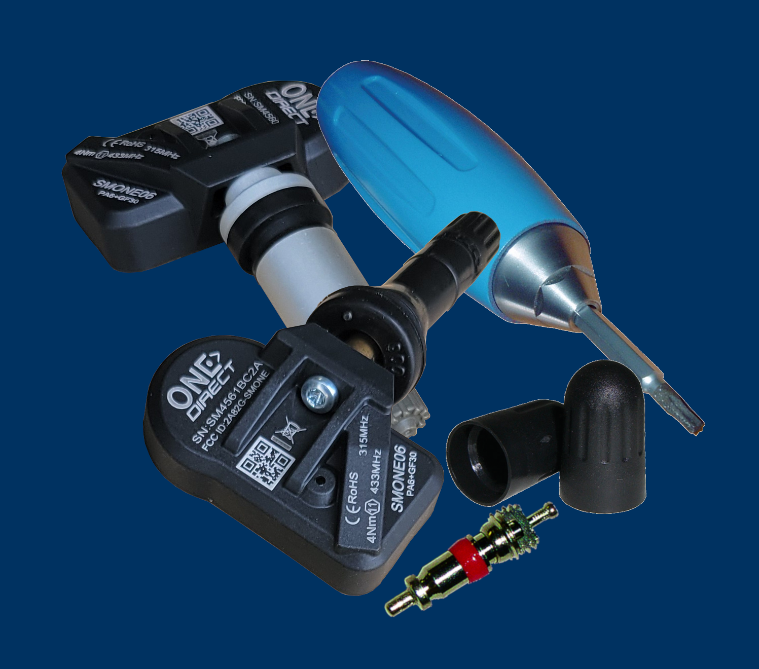 Sensor Stems, Cores, Caps, & Tools